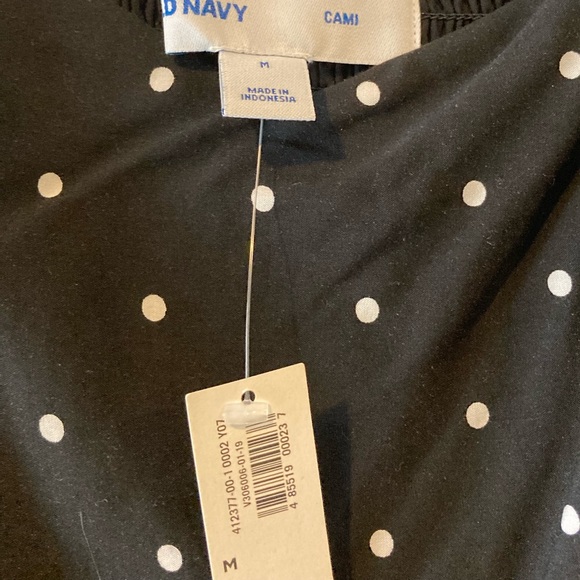 2 Old Navy Dresses. Polka dot NWT, Gingham worn once. Size Medium - Picture 2 of 3